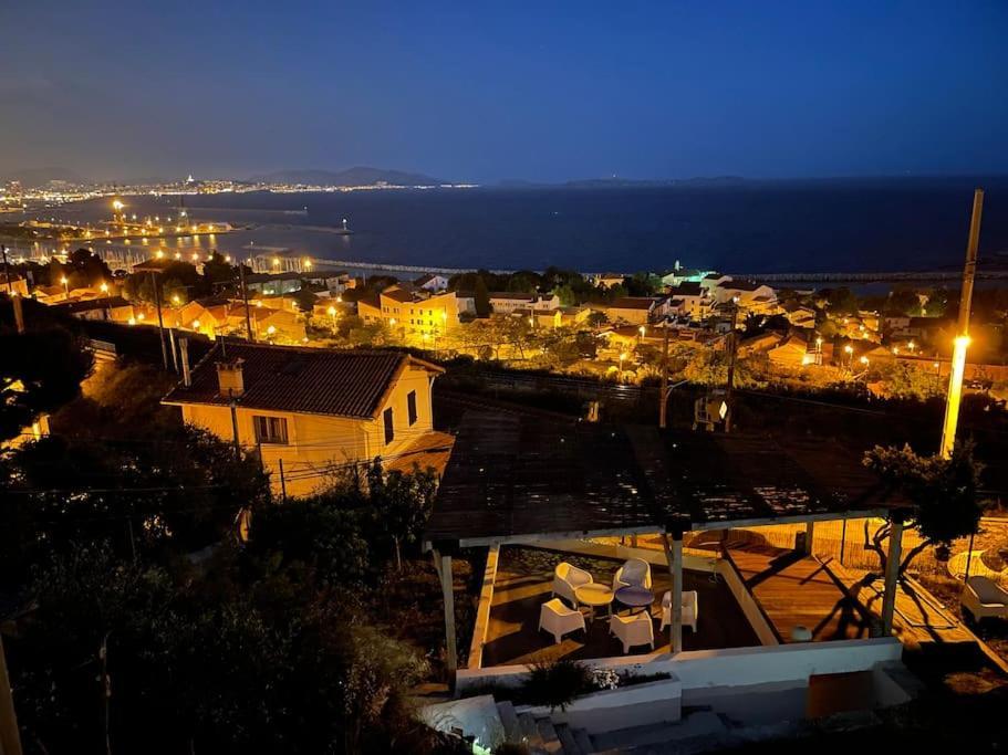 Superbe Terrasse Avec Vue Panoramique Sur La Mer Marsella Exterior foto